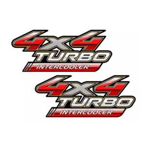 Kit adesivo genérico compatível 4x4 turbo intercooler para carro Hilux 2009 2010 2011 2012
