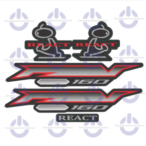 Kit Faixa Adesivo Compatível para Moto CG FAN 160 ano 2022 2023 2024 2025