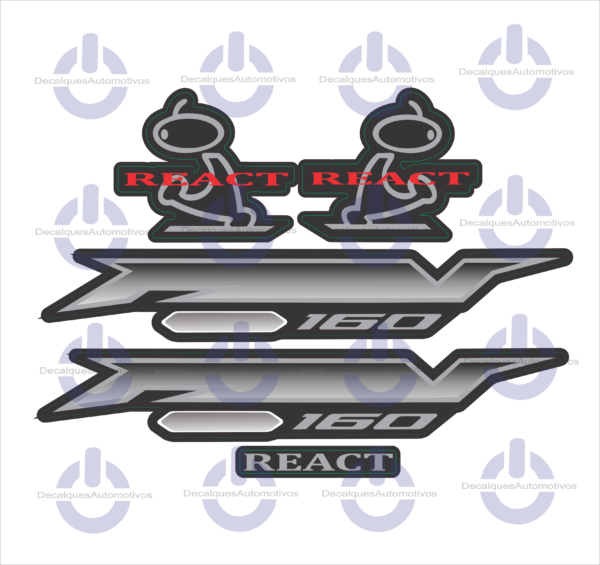 Kit Faixa Adesivo Compatível para Moto CG FAN 160 ano 2022 2023 2024 2025 - Imagem 6