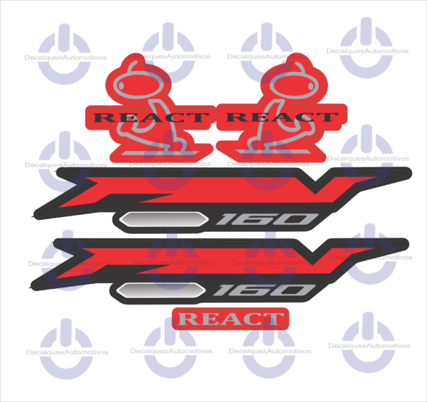 Kit Faixa Adesivo Compatível para Moto CG FAN 160 ano 2022 2023 2024 2025 - Imagem 2