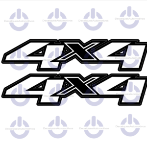 Kit faixa Adesivo 4x4 compatível com S10 2013 2014 2015 2016 2017 2018 2019