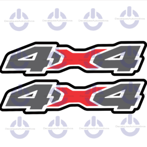 Kit Adesivo Lateral 4x4 compatível com Ranger 2020 acima