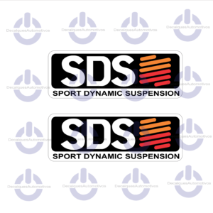 Par Emblema adesivo Resinado SDS compatível com L200 Triton 2005 2006 2007 2008