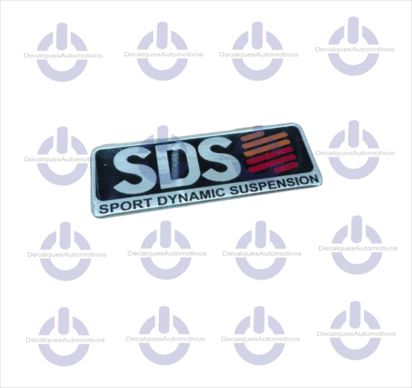 Par Emblema adesivo Resinado SDS compatível com L200 Triton 2005 2006 2007 2008 - Imagem 3