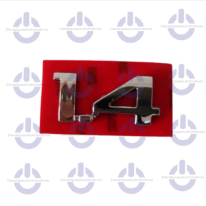 Emblema Letreiro 1.4 Cromado compatível com Onix Prisma Celta Cobalt