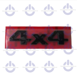 Emblema Letreiro 4x4 Black Piano Compatível com Fiat Toro 2016 2017 2018 2019 20