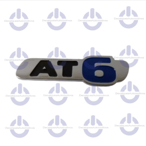 Emblema Letreiro At6 cromado Compatível com Fiat Toro 2016 2017 2018 2019 2020