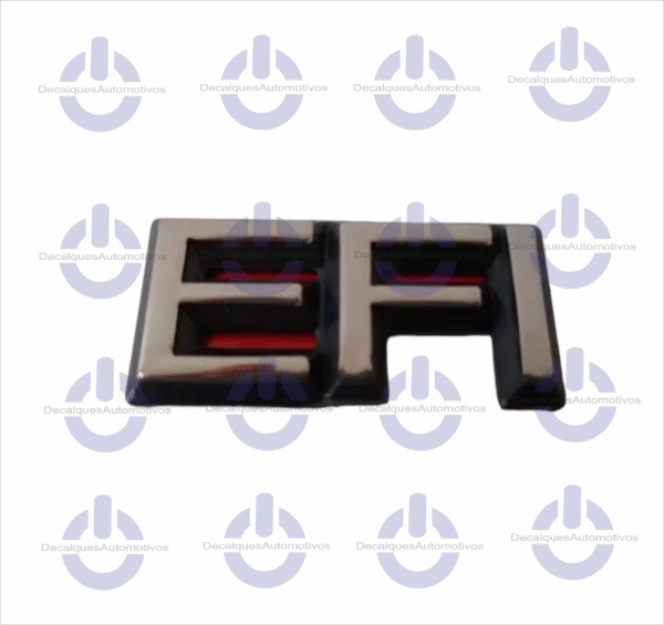 Emblema Letreiro Efi Traseira compatível com Ford Fiesta Ka 1997 1998 1999