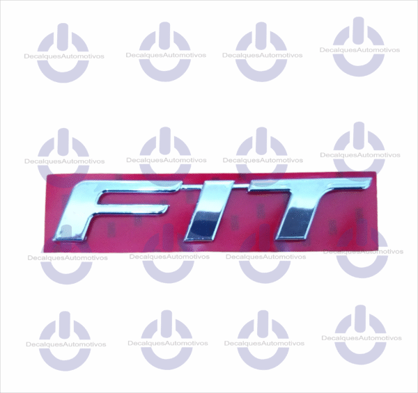 Emblema Letreiro Fit Cromado compatível com ano 2015 2016 2017 2018 2019 2020