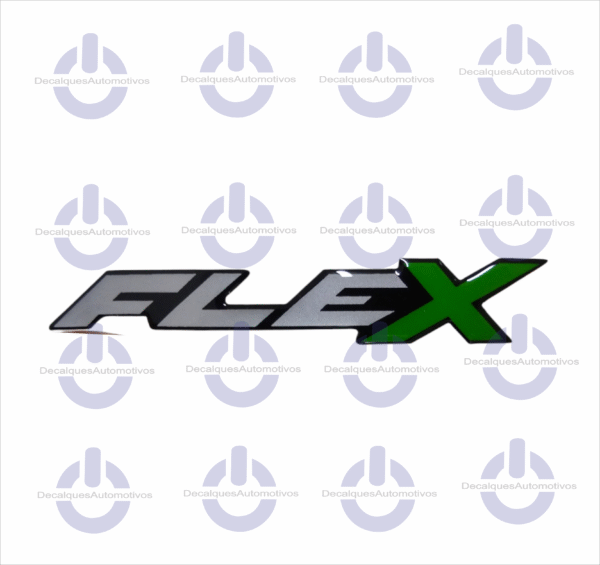 Emblema Adesivo Flex Resinado compatível com Ford Fiesta Ka Ecosport Courie