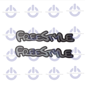 Par Adesivo Freestyle em Aço escovado Compatível com Ford Ecosport