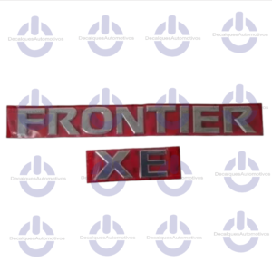 Kit Emblema Frontier Xe Cromado compatível com ano 2008 2009 a 2015 2016