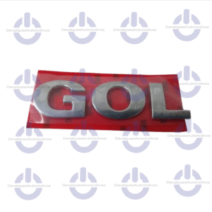 Emblema Letreiro Gol Cromado Traseira Compatível com Gol G3 2000 2001 2002 2003 2004 2005