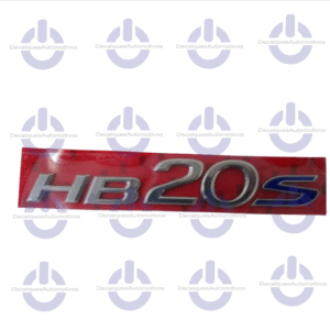 Emblema Letreiro Hb20s Traseira compatível com ano 2014 2015 2016 2017 2018 2019 2020 2021 2022