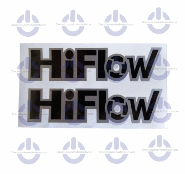 Adesivos Palavra Hiflow compatível com trator Valtra