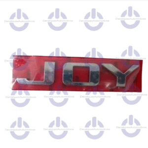 Emblema Letreiro Joy Cromado Traseira compatível com Onix Prisma 2020 2021 2022