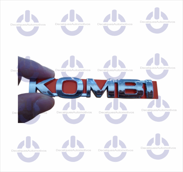 Emblema Letreiro Kombi Cromado Compatível