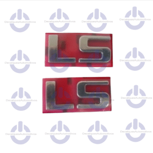 Par Emblema Letreiro Ls Compatível com Onix Prisma Celta Agile Montana