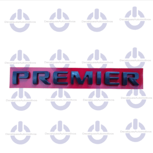 Emblema Letreiro Premier Black Piano compatível com Onix 2020 2021 2022
