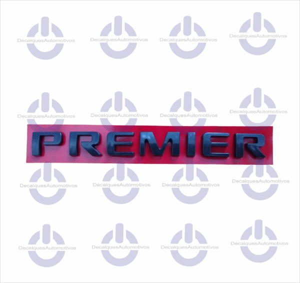 Emblema Letreiro Premier Black Piano compatível com Onix 2020 2021 2022