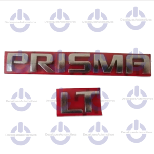 Kit Emblema Letreiro Prisma Lt compatível com ano 2013 A 2016 2017 2018 2019