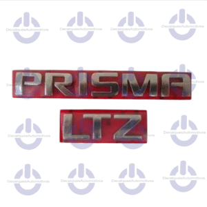 Kit Emblema Letreiro Prisma Ltz cromado Compatível com ano 2013 A 2016 2017 2018 2019