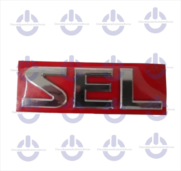 Emblema Letreiro SEL Cromado Compatível com Nissan Frontier 2008 2009 a 2014 2015 2016