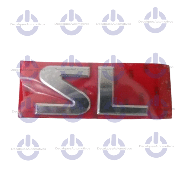 Emblema Letreiro Sl cromado Compatível com Frontier 2008 2009 A 2014 2015 2016