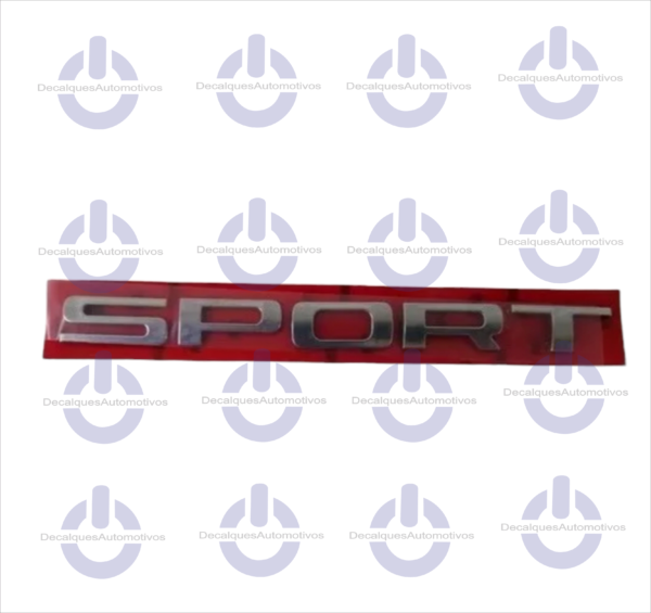 Emblema Letreiro Sport Cromado Compatível com Renegade Compass 2015 2016 a 2019 2020