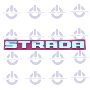 Emblema Letreiro Strada cromado Traseiro Compatível com 2020 2021 2022