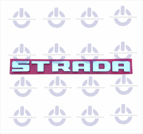 Emblema Letreiro Strada cromado Traseiro Compatível com 2020 2021 2022