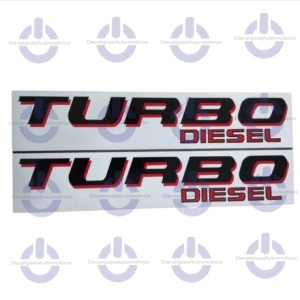 Par Adesivo Turbo Diesel Compatível com caminhonete F250