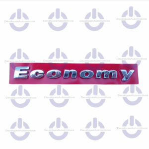 Emblema Letreiro Economy cromado compatível com Palio Uno Até 2009 2010 2011