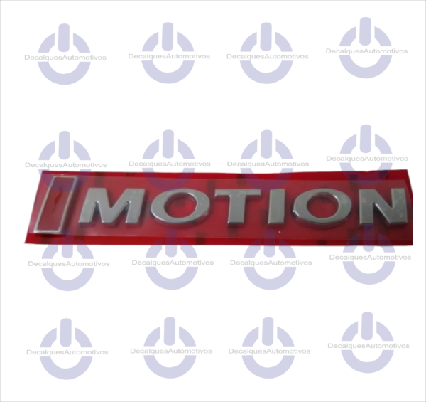 Emblema Letreiro I Motion Imotion c ompatível comFox Gol Voyage Polo GIV GV