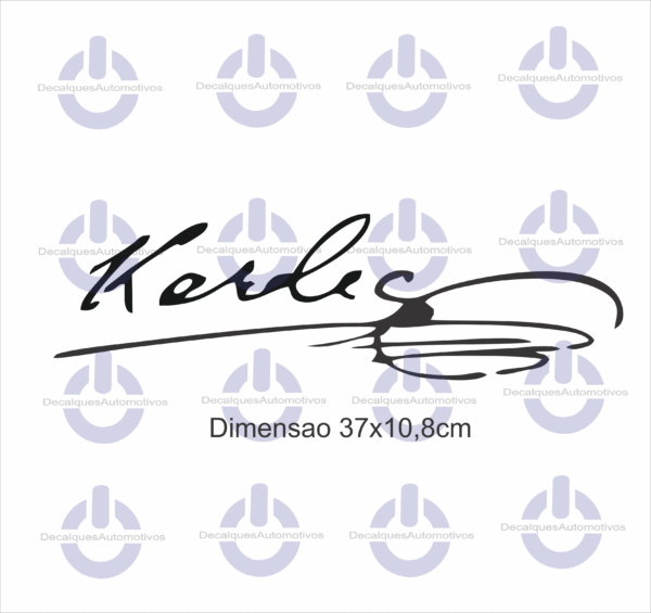 Faixa adesiva Resinado Assinatura Kardec (Allan Kardec)