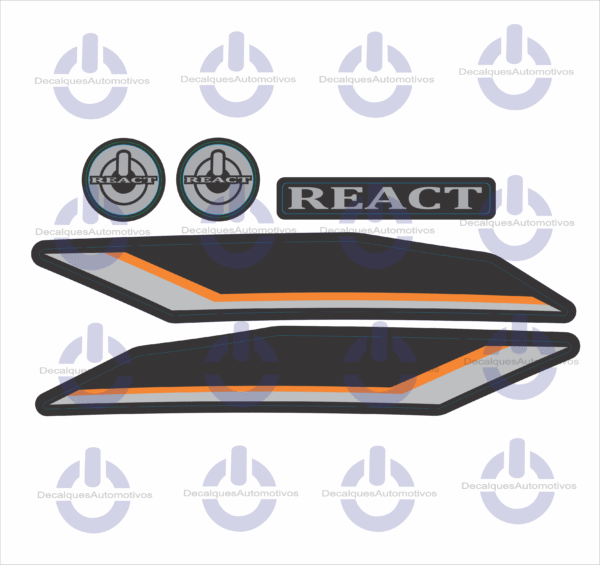 Kit Faixa Adesivo compatível com moto YBR 125 FACTOR 2011 2012 2013