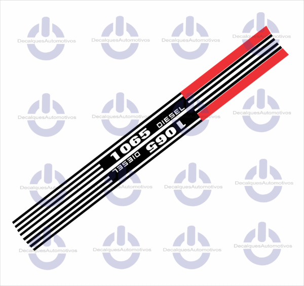 Kit Faixa Adesivo Compatível com Trator Cbt 1065 2070 2080 2400 2500 - Imagem 5