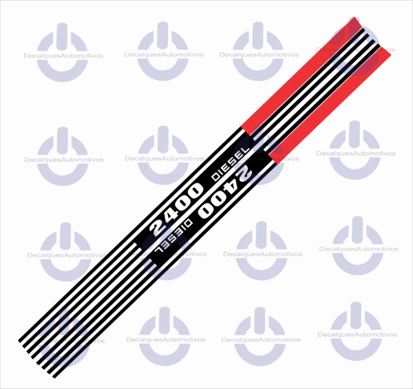 Kit Faixa Adesivo Compatível com Trator Cbt 1065 2070 2080 2400 2500 - Imagem 2