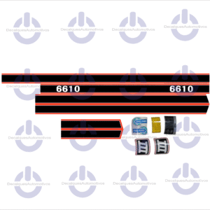 Kit Faixa Adesivo Compatível com Trator FORD 4610 5610 6610 7610 7810