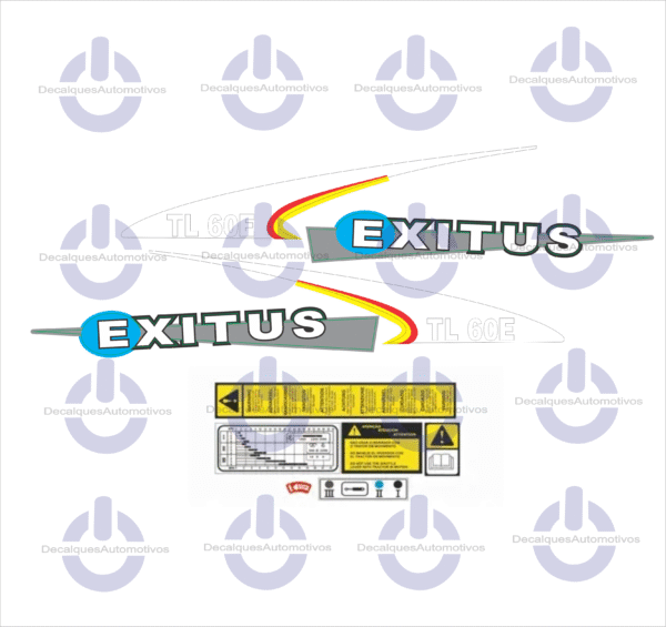 Kit Faixa Adesivo Compatível com Trator New Holland TL 55 55E 60E 65 70 75 75E 80 85 85E 90 95 95E 100 ano 2002 a 2006 - Imagem 13