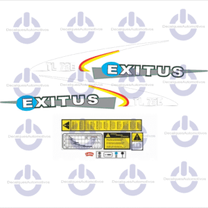 Kit Faixa Adesivo Compatível com Trator New Holland TL 55 55E 60E 65 70 75 75E 80 85 85E 90 95 95E 100 ano 2002 a 2006