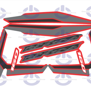 Kit Faixa Adesivo Compatível com moto Bros 160 Esdd 2022 2023 2024